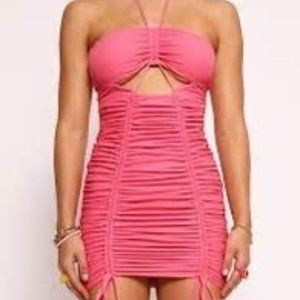 STARRA DRESS TIGER MIST PINK SMALL